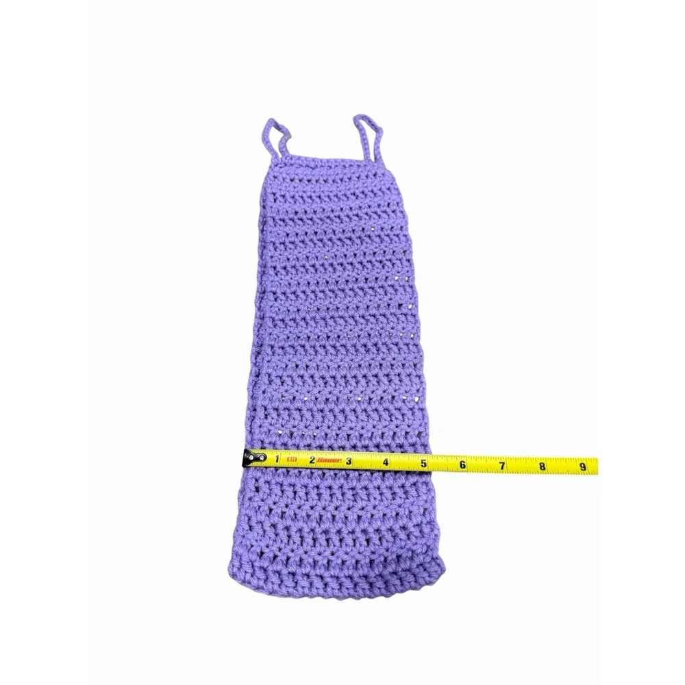 New Crochet Handmade Hanging Toilet Paper Roll Holder Bathroom Accessory
